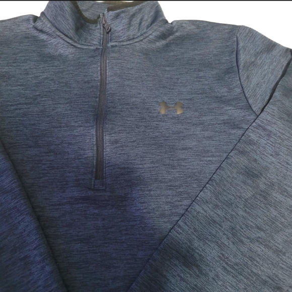 Under Armour Men's Large Fleece Sweatshirt Blue - Picture 10 of 13
